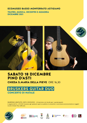 Pino d'Asti | Concerto di Natale dei Bruskers Guitar Duo